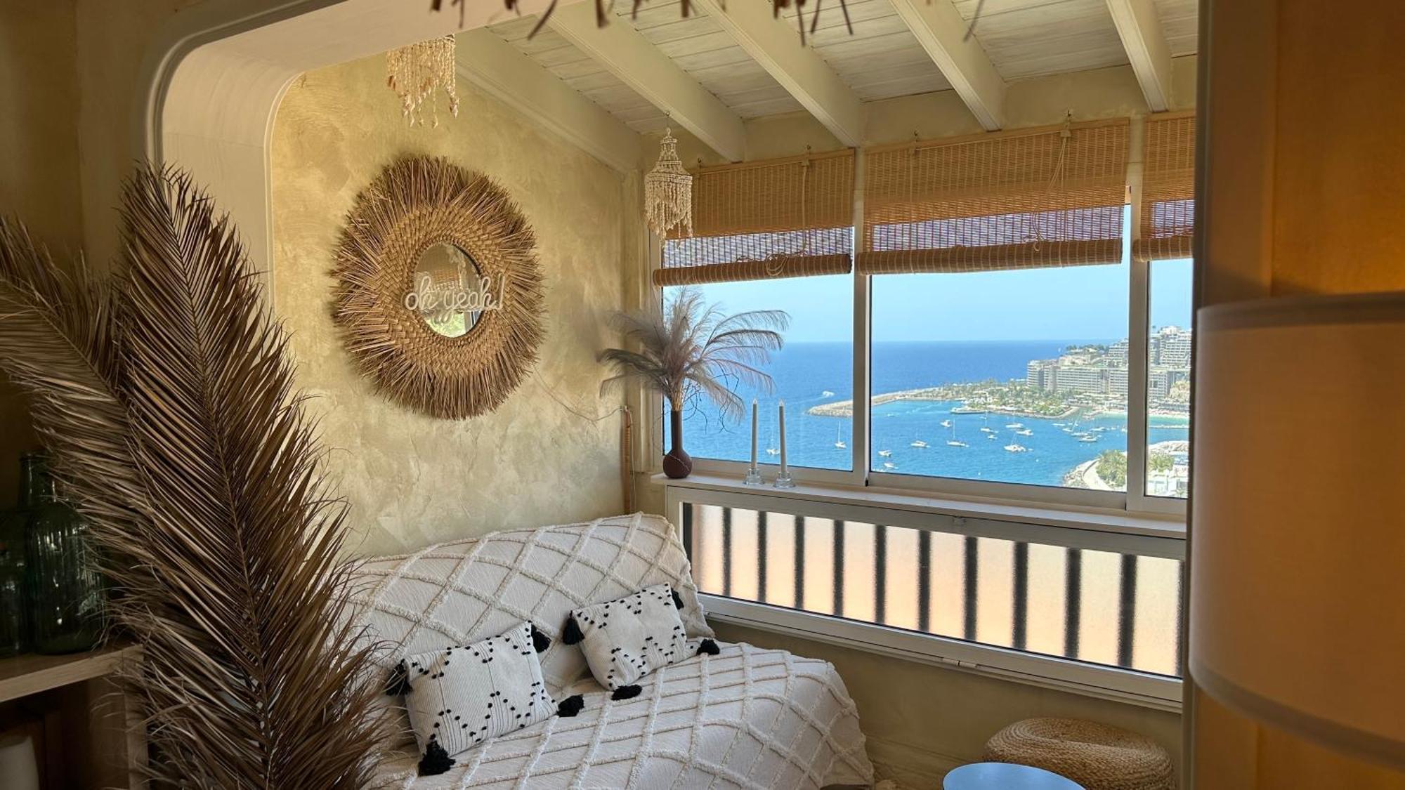 Boho Style Bungalow With Ocean View Mogán Extérieur photo